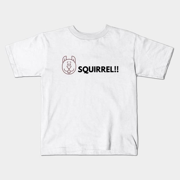 Doggie Squirrel Kids T-Shirt by Karolyn's Kreations!